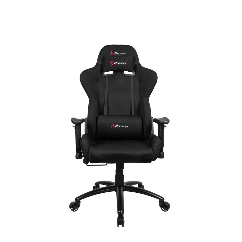 Arozzi Inizio Metal Frame Fabric Gaming Chair - Black - كرسي